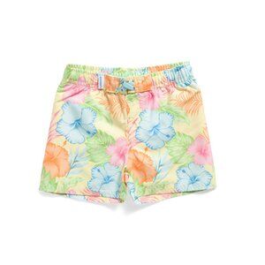 RUGGEDBUTTS Hula Infant Boys Happy Hula Swim Trunks